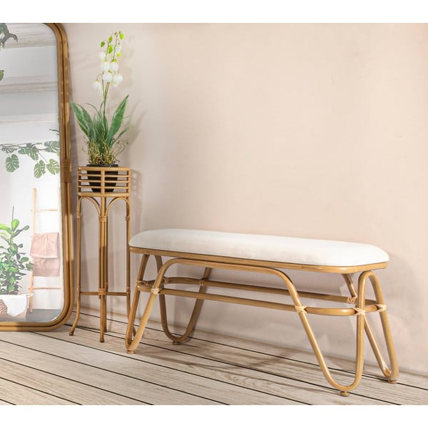 Metalowy kwietnik ø 23 cm (wysokość 76 cm) Panama – Mauro Ferretti-image-1