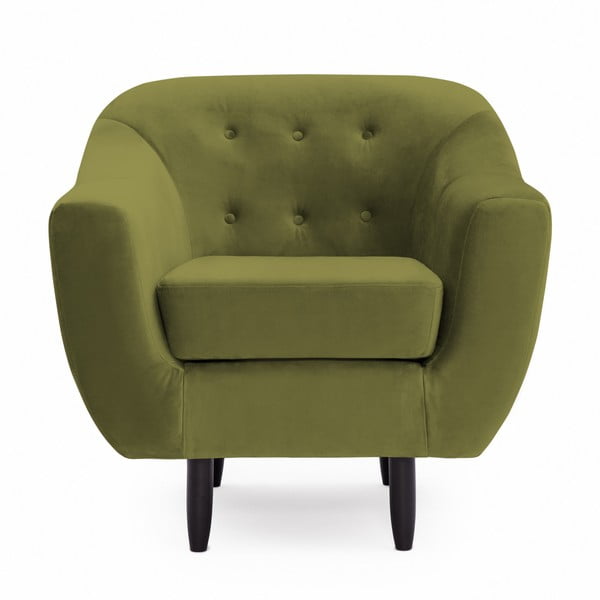 Zielony fotel Vivonita Laurel Olive