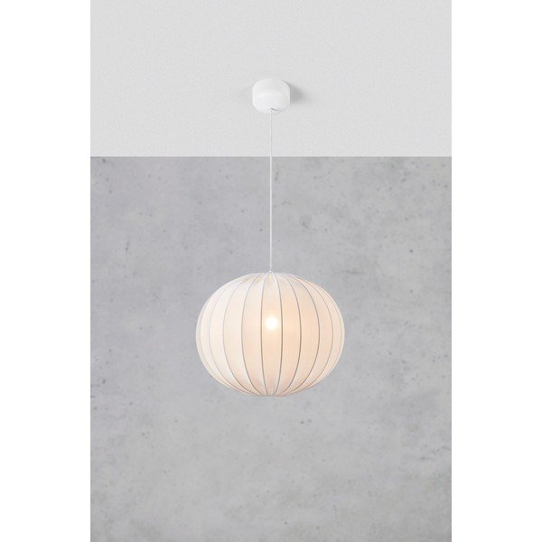 Biała lampa wisząca ø 50 cm Solia – Markslöjd-image-3