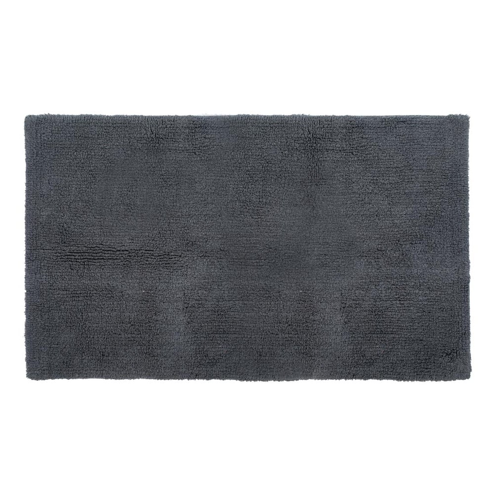 Szary bawełniany dywanik łazienkowy Tiseco Home Studio Luca, 60x100 cm