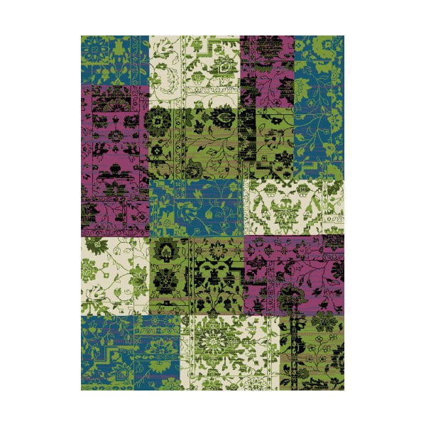 Zielono-fioletowy dywan Hanse Home Prime Pile, 60x110 cm