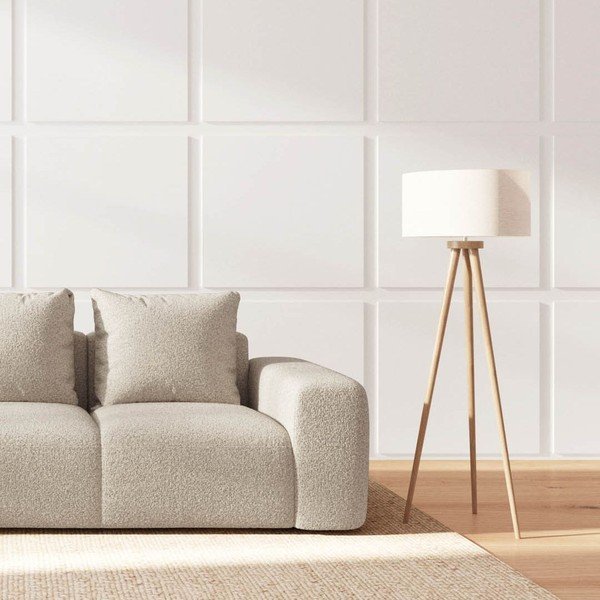Beżowa sofa z materiału bouclé 287 cm Monce – Rodier-image-3