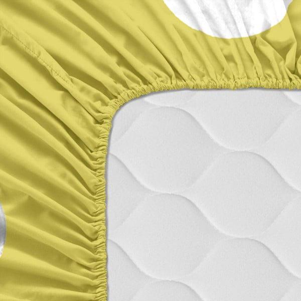 Bawełniane prześcieradło Happy Friday Basic Confetti, 105x200 cm-image-1