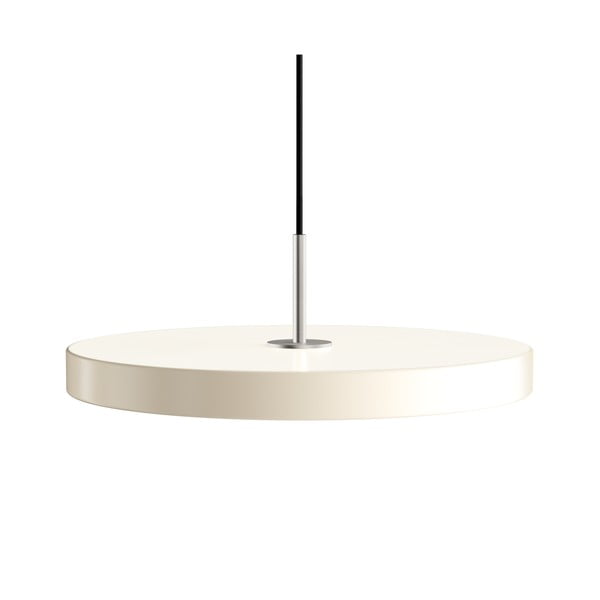 Kremowa lampa wisząca LED z metalowym kloszem ø 43 cm Asteria Medium – UMAGE