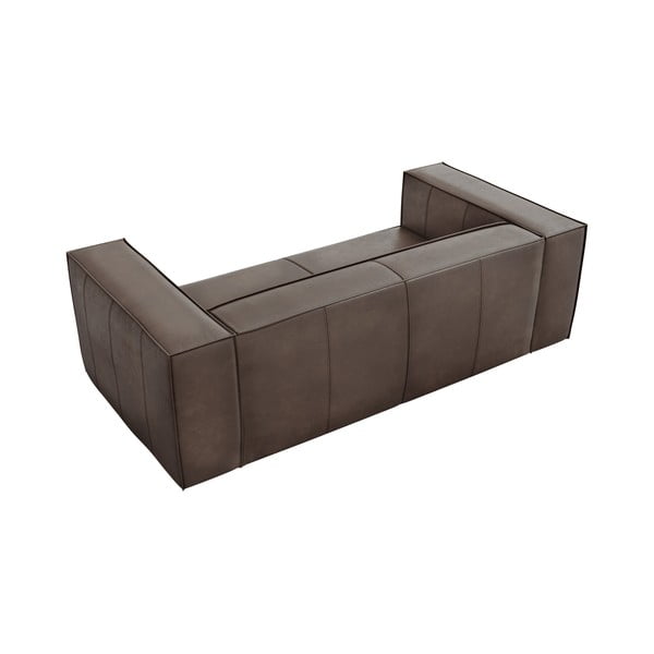 Brązowa skórzana sofa 212 cm Madame – Windsor & Co Sofas-image-4