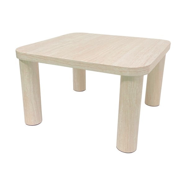 Beżowy stolik w dekorze marmuru 60x60 cm Solano – Actona-image-4