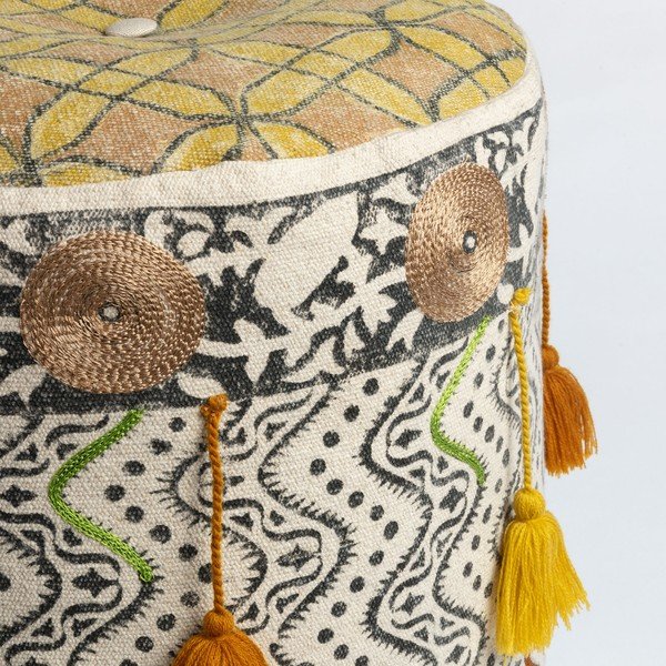 Kolorowy puf La Forma Haakon, wys. 35 cm-image-2