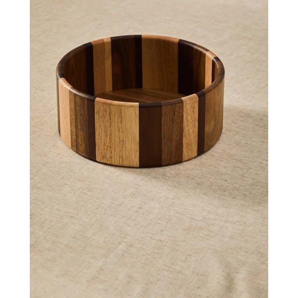 Drewniana miska do serwowania w naturalnym kolorze Nover – Kave Home-image-1