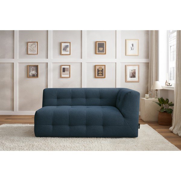 Ciemnoniebieski moduł sofy (prawostronny) Kleber – Bobochic Paris-image-1