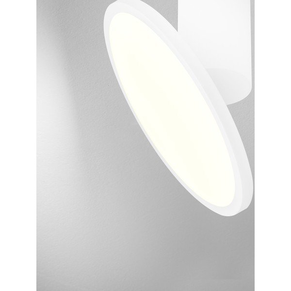 Aluminiowa lampa sufitowa LED z elastyczną konstrukcją w matowym białym kolorze Ekei – Nova Luce-image-4