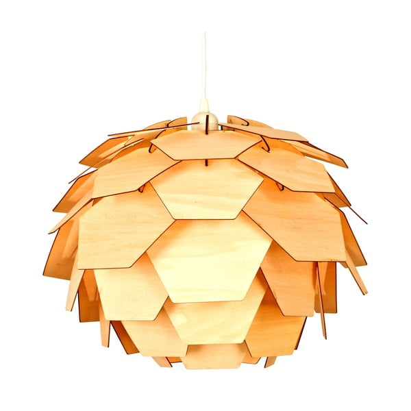 Lampa wisząca w kolorze drewna Scan Lamps Carpatica, ⌀ 41 cm