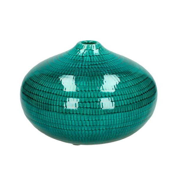 Zielony wazon ceramiczny HF Living, ⌀ 26 cm