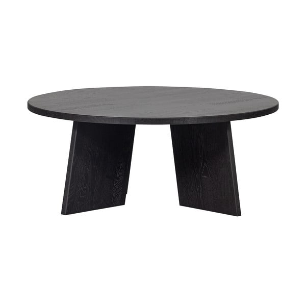 Czarny okrągły stolik ø 90 cm Fries – WOOOD-image-2
