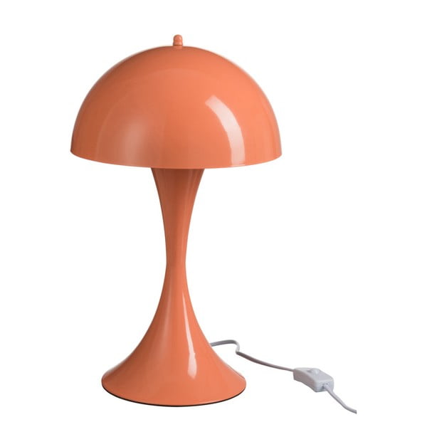 Pomarańczowa lampa stołowa J-Line Mushroom