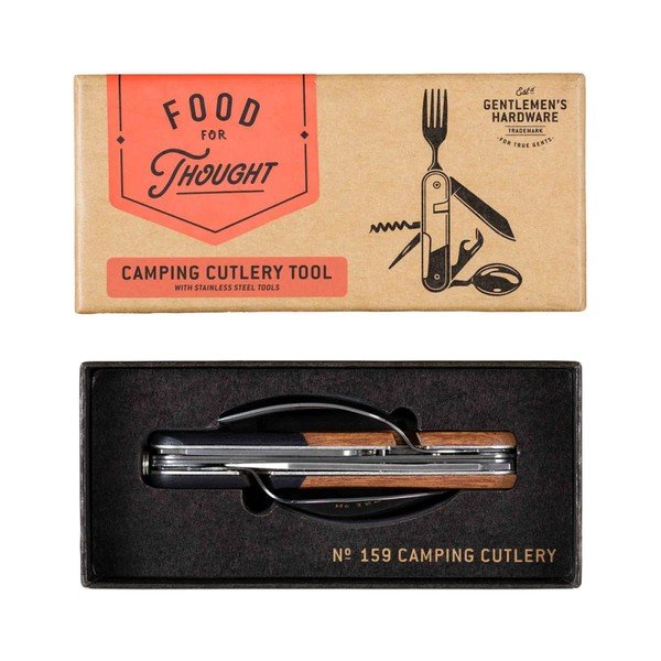 Kieszonkowe sztućce wielofunkcyjne Camping – Gentlemen's Hardware-image-1