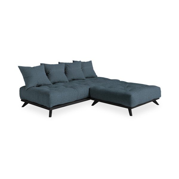 Sofa z ciemnoniebieskim obiciem Karup Design Senza Black/Deep Blue-image-4