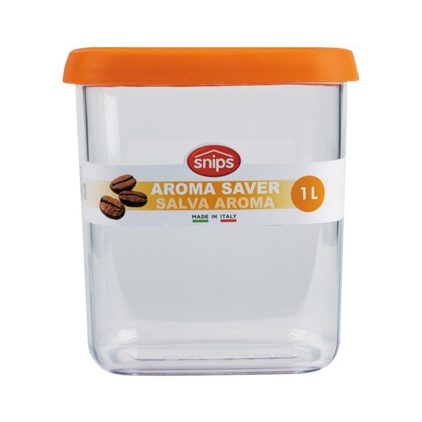 Pomarańczowy pojemnik na żywność Snips, 1 l-image-1