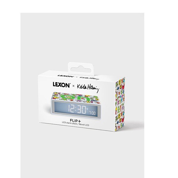 Budzik cyfrowy Flip+ Lexon x Keith Haring - Happy – Lexon-image-2