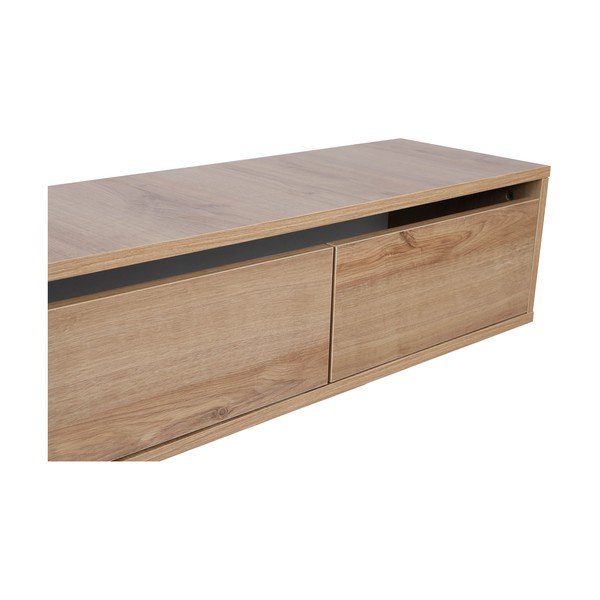 Szafka pod TV w dekorze dębu w naturalnym kolorze 180x30x25 cm Rust – Kalune Design-image-4