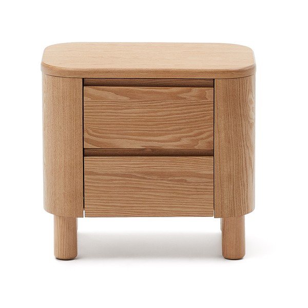 Szafka nocna w naturalnym kolorze Salaya – Kave Home-image-2