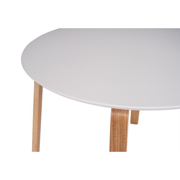 Okrągły stół z białym blatem ø 110 cm Lana – Bonami Essentials-image-2