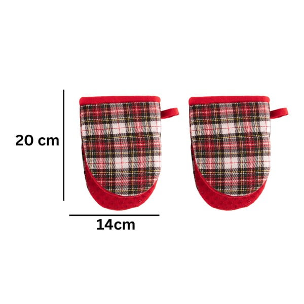 Bawełniane rękawice kuchenne zestaw 2 szt. – Tiseco Home Studio-image-4