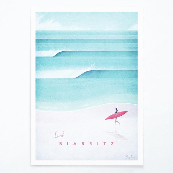 Plakat Travelposter Biarritz, A2