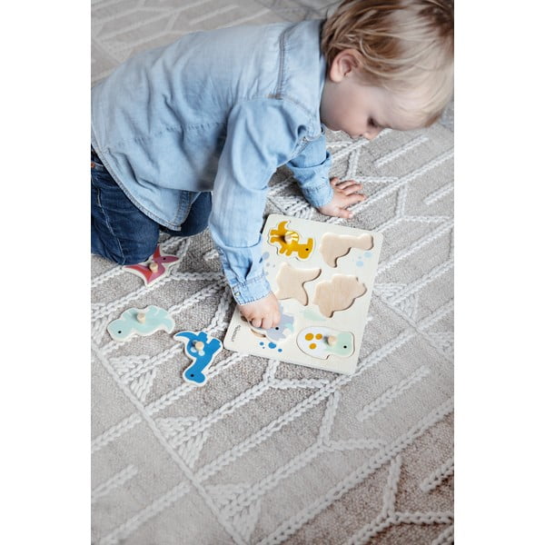 Drewniane puzzle (liczba elementów 6) Dinosaurs – Kindsgut-image-3