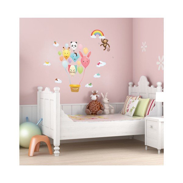 Naklejka Ambiance Ballons And Funny Monkey-image-3