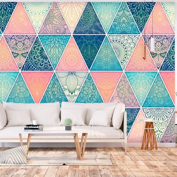 Tapeta wielkoformatowa Artgeist Oriental Triangles, 200x140 cm-image-1