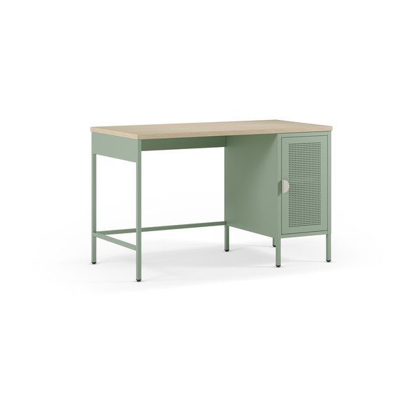 Biurko z blatem w dekorze dębu 60x120 cm Sayla – Marckeric