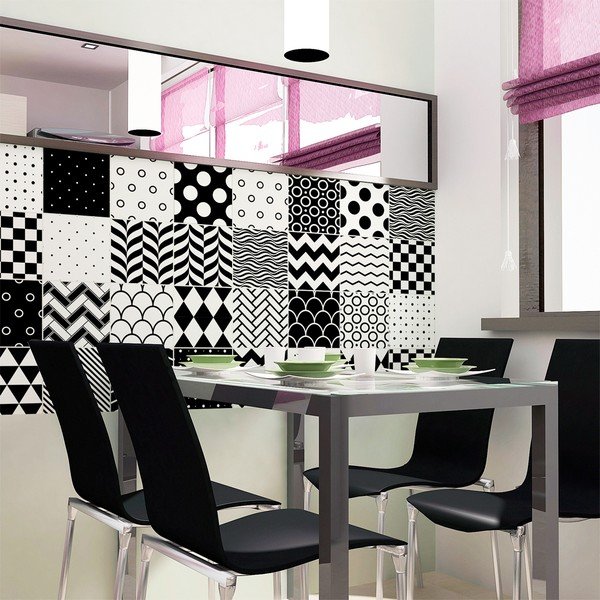 Zestaw 30 naklejek Ambiance Scandinavian, 120x100 cm-image-2