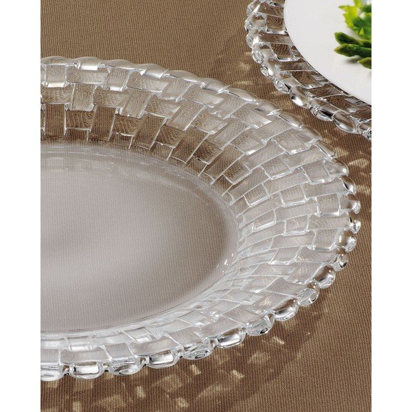 Zestaw 2 talerzy ze szkła kryształowego Nachtmann Bossa Nova, ⌀ 32 cm-image-1