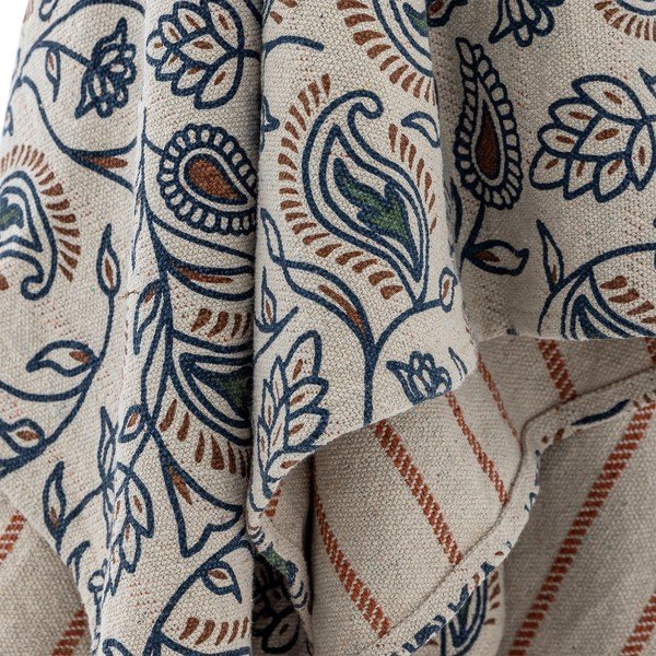 Koc z mieszanki bawełny 130x160 cm Paisley – Bloomingville-image-3