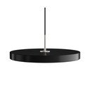 Czarna lampa wisząca LED ze ściemniaczem i metalowym kloszem ø 43 cm Asteria Plus Medium – UMAGE