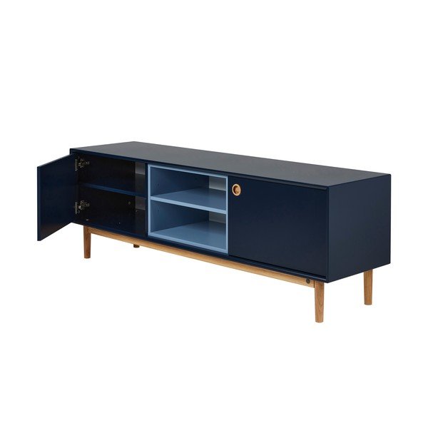 Ciemnoniebieska szafka pod TV 170x57 cm Color Box – Tom Tailor-image-3