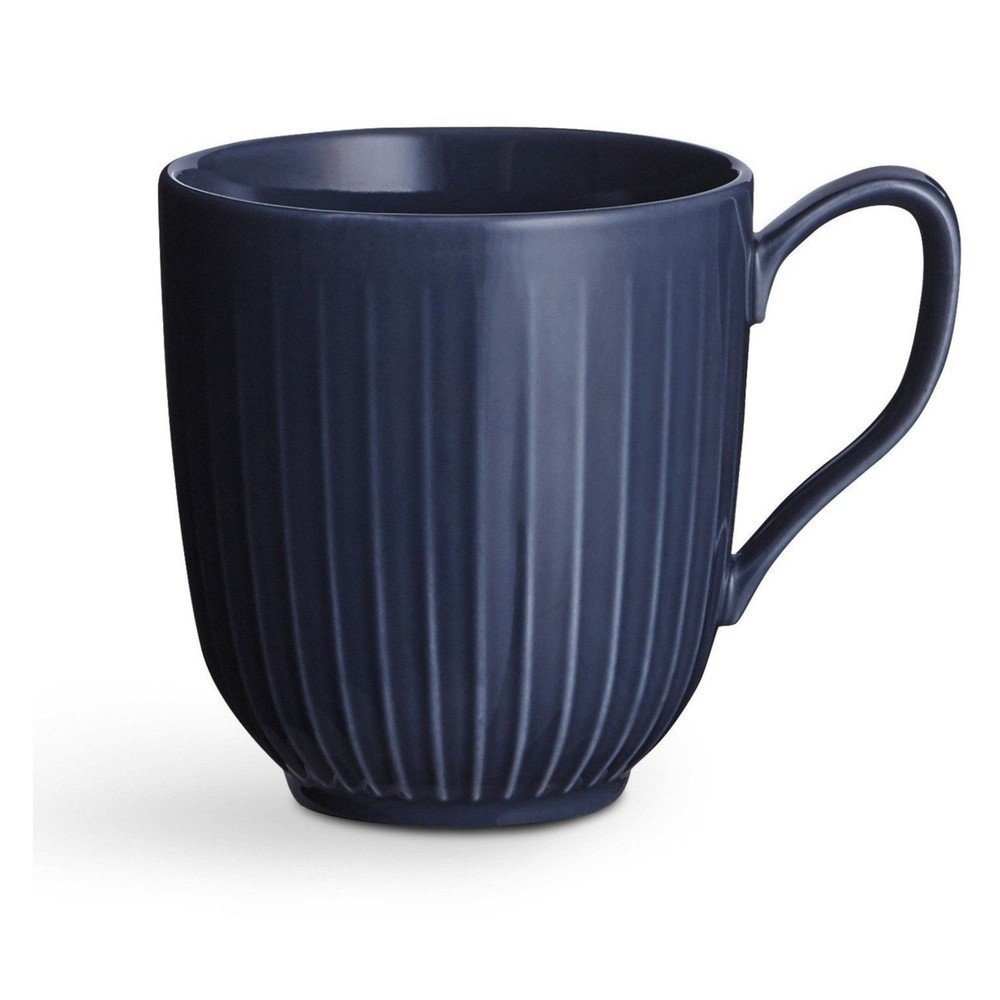 Ciemnoniebieski porcelanowy kubek Kähler Design Hammershoi, 330 ml