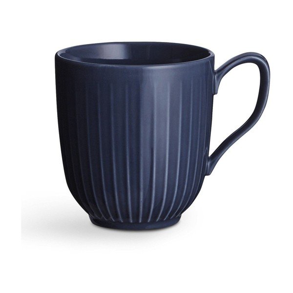 Ciemnoniebieski porcelanowy kubek Kähler Design Hammershoi, 330 ml