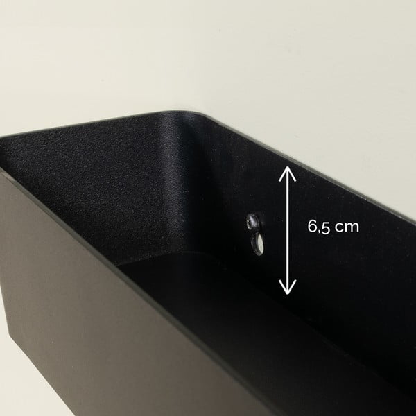 Szarobrązowa ścienna stalowa półka łazienkowa Multi – Spinder Design-image-4