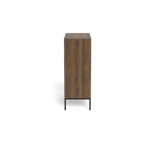 Komoda w dekorze dębu w ciemnym naturalnym kolorze 80x110x40 cm Palmdale – Actona-image-3