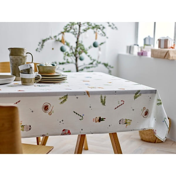 Bawełniany obrus ze świątecznym motywem 140x350 cm Christmas Days – Södahl-image-1