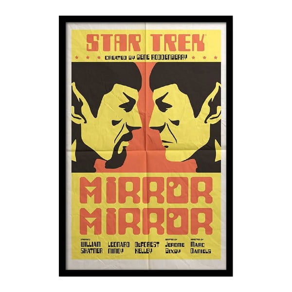 Plakat Star Trek, 35x30 cm