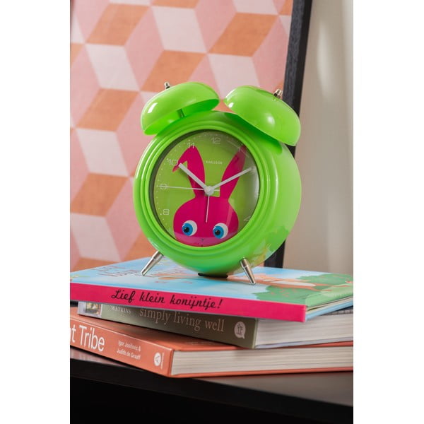 Budzik dla dzieci ø 15 cm Peekaboo Bunny – Karlsson-image-1