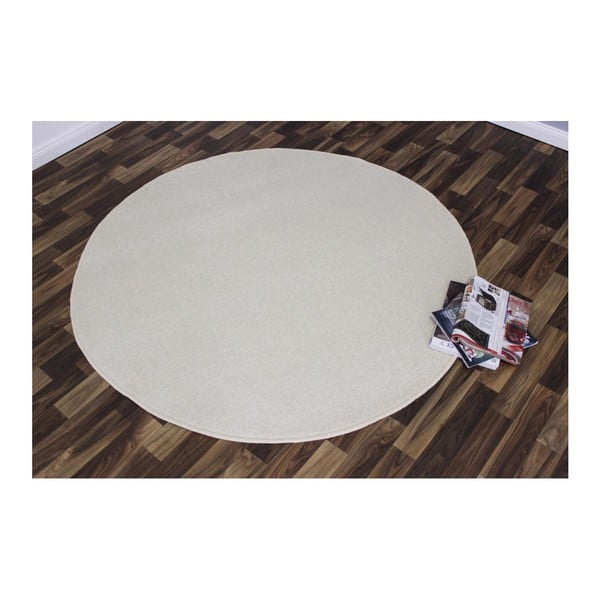 Kremowy dywan Hanse Home Nasty, ⌀ 200 cm