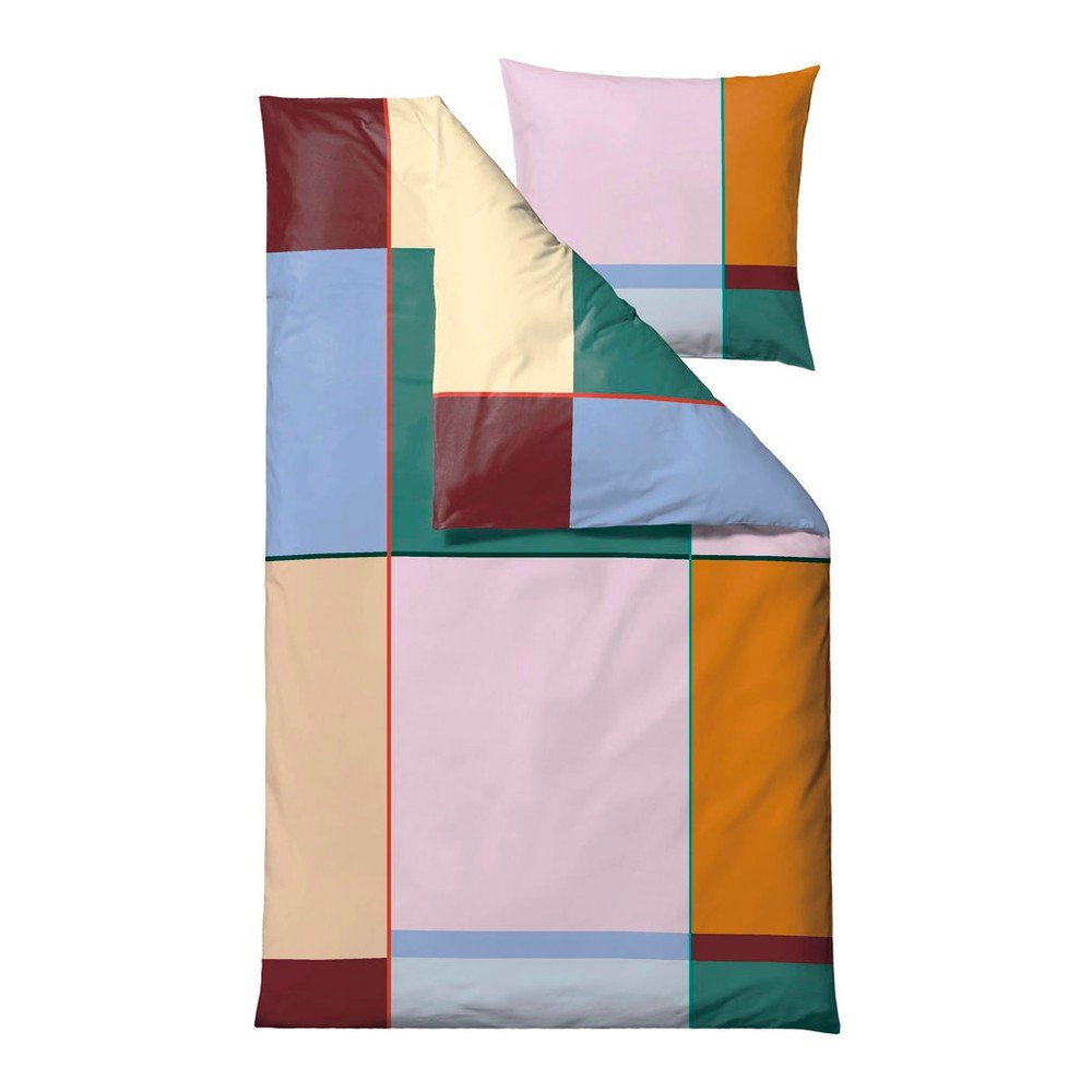 Bawełniana pościel jednoosobowa 140x200 cm Colour Block – Södahl