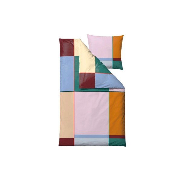 Bawełniana pościel jednoosobowa 140x200 cm Colour Block – Södahl