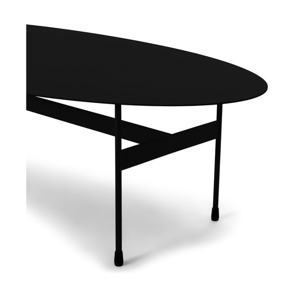 Czarny metalowy stolik 39x120 cm Mira – Spinder Design-image-2