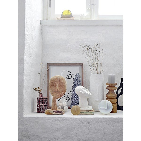 Biała dekoracja w kształcie głowy Bloomingville Head-image-1