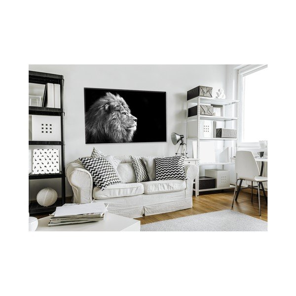 Obraz Styler Glasspik Canvas Animals Lion, 70x100 cm-image-1