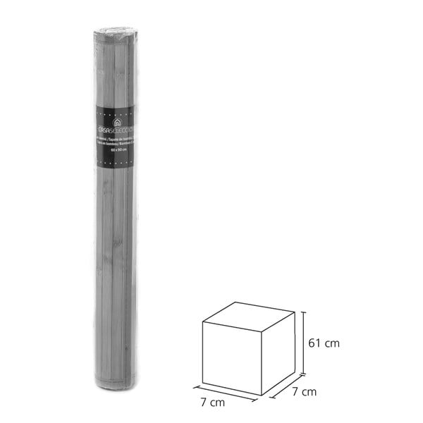 Zielony/szary bambusowy dywan 60x90 cm – Casa Selección-image-3